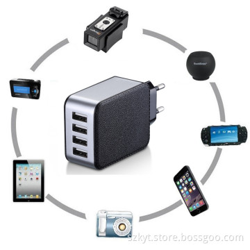 Interchangeable adapter 22.5w 5V/4.5A 4 USB port mobile phone accessories with CE,Rohs,Fcc,SAA,KC certified